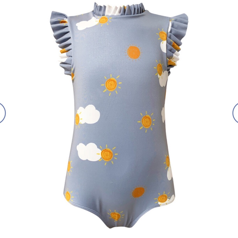 Pepita & Me Alisson Sunrise Print One-Piece Swimsuit